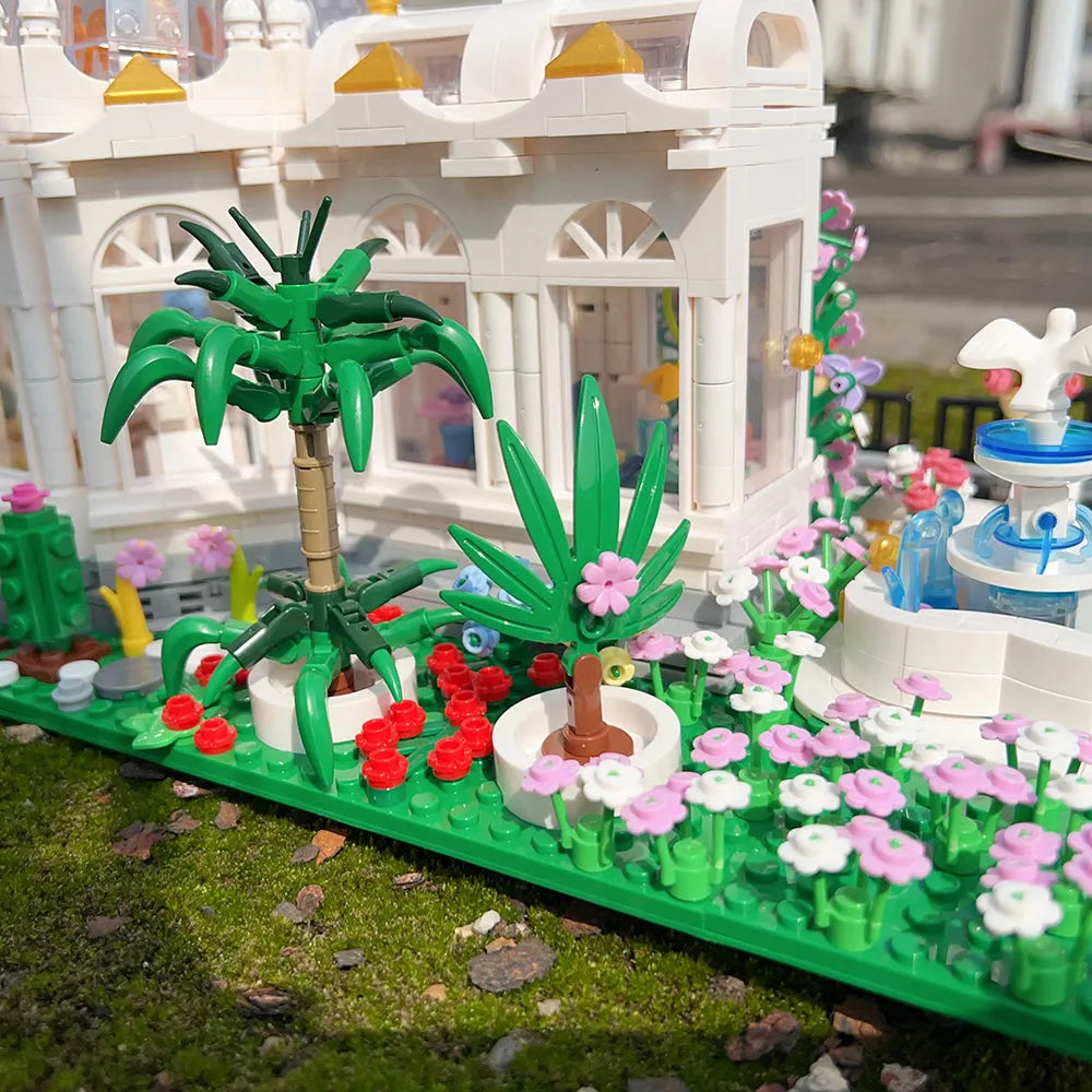 Building Blocks Creator Expert MOC City Garden Square Bricks Toy - 11