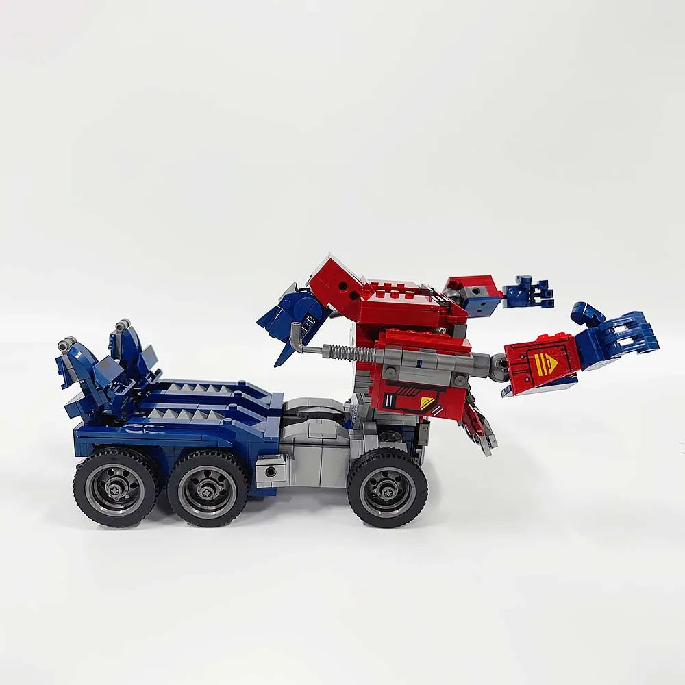 Building Blocks Movie Ideas Transform Optimus Prime Robot Bricks Toy - 14