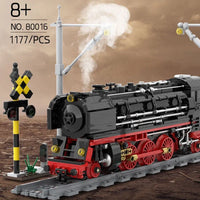 Thumbnail for Building Blocks Tech MOC City BR01 Simulation Train Bricks Toy - 1
