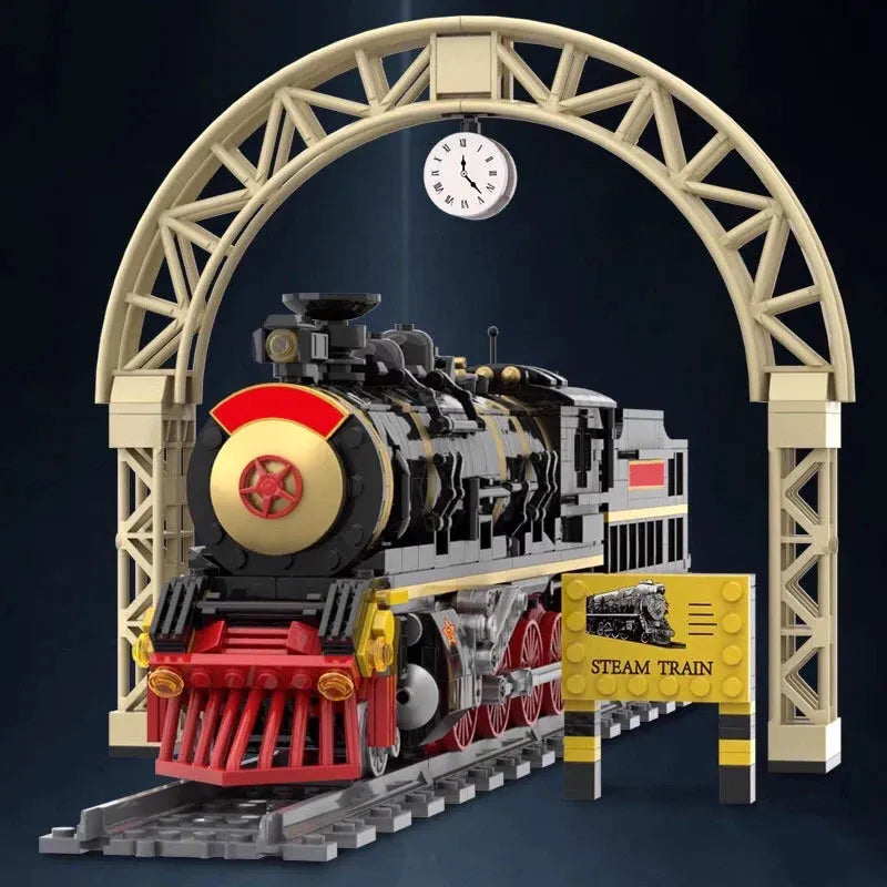 Building Blocks Tech MOC Leader Simulation City Train Bricks Toy - 3