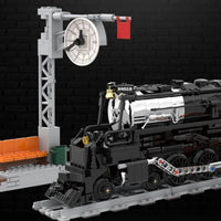 Thumbnail for Building Blocks Tech MOC Big Boy Simulation City Train Bricks Toy - 3