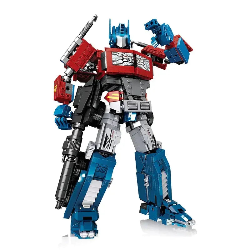 Building Blocks Movie Ideas Transform Optimus Prime Robot Bricks Toy - 1