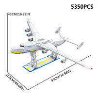 Thumbnail for Building Blocks Tech Creator Expert MOC Antonov An - 225 Bricks Toy - 2