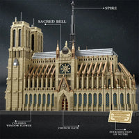 Thumbnail for Building Blocks Creator Expert Cathedral Of Notre Dame Bricks Toy - 5