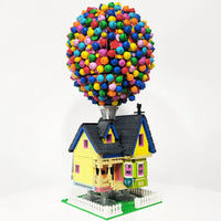 Thumbnail for Building Blocks Expert Creator MOC Balloon Up House Bricks Toy - 2
