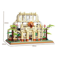 Thumbnail for Building Blocks Creator MOC City Dinosaur Museum MINI Bricks Toy - 1