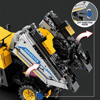 Thumbnail for Building Blocks Technic MOC Motorized Grape Harvester Bricks Toy - 6