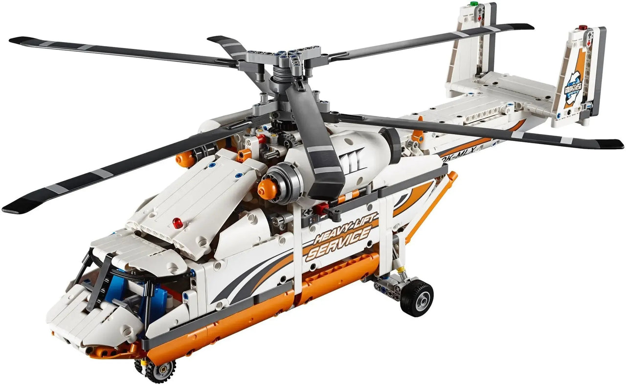 Building Blocks Technic MOC Heavy Lift Helicopter Bricks Toy - 1