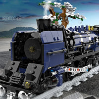 Thumbnail for Building Blocks Tech Motorized Oriental Express Simulation Train Bricks Toy - 3