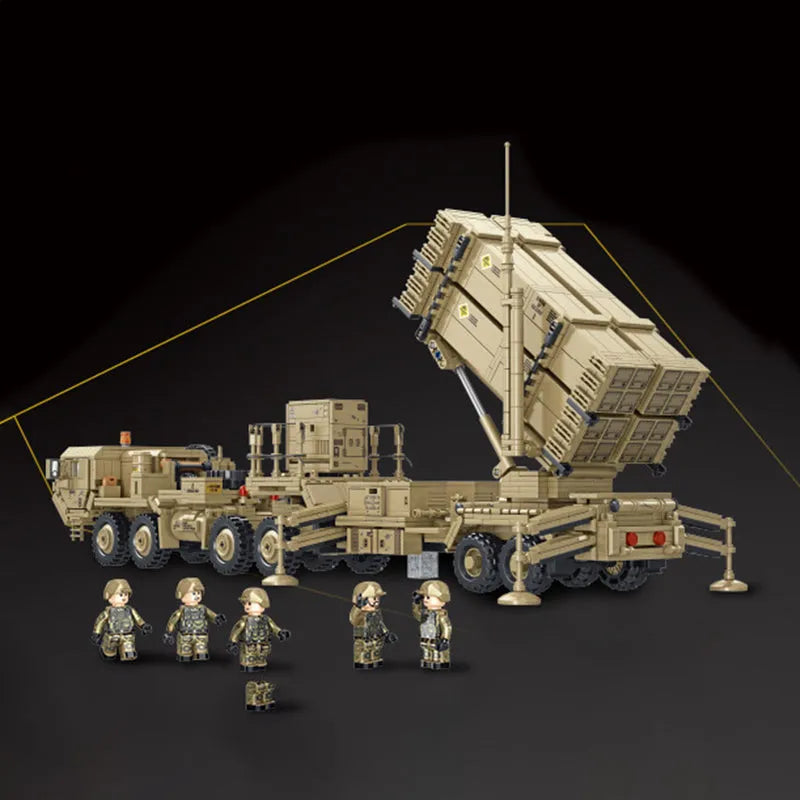 Building Blocks Tech Military MOC M983 Missile Truck Bricks Toy - 4
