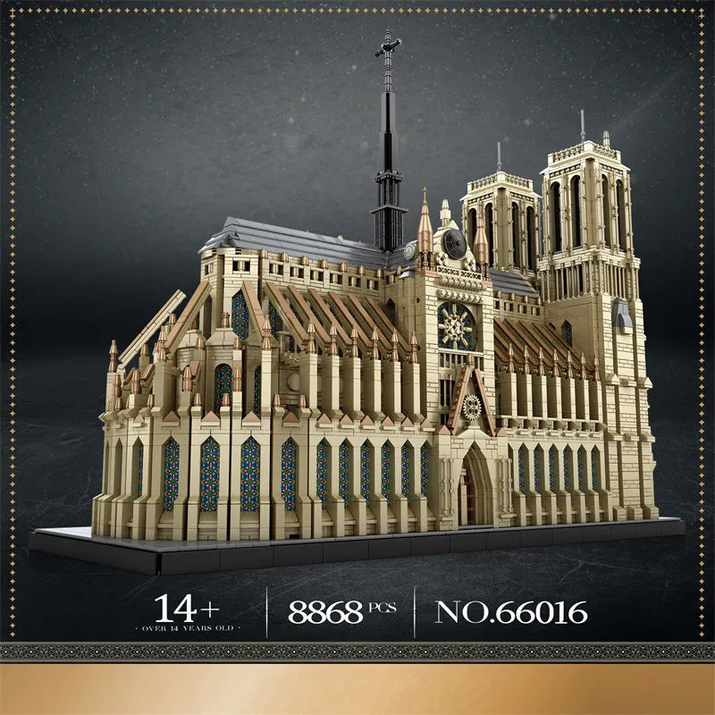 Building Blocks Creator Expert Cathedral Of Notre Dame Bricks Toy - 6