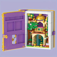Thumbnail for Building Blocks Creator Expert Aladdin Magic Lamp 3D Book Bricks Toy - 3