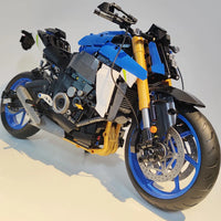 Thumbnail for Building Blocks Tech MOC Suzuki GSX S1000 Motorcycle Bricks Toy - 6