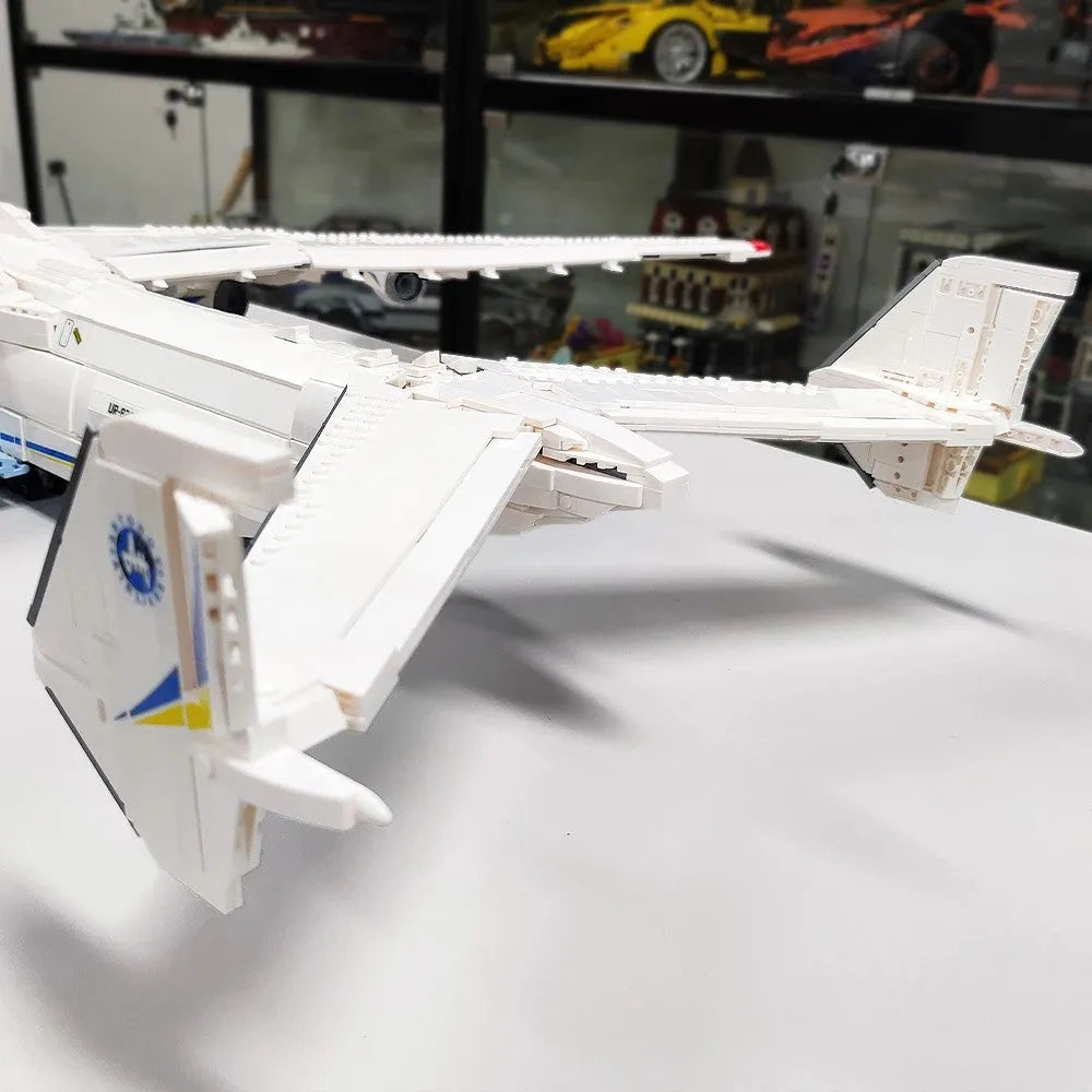 Building Blocks Tech Creator Expert MOC Antonov An - 225 Bricks Toy - 7