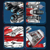 Thumbnail for Building Blocks Star Wars MOC UCS T6 Shuttle Spacecraft Bricks Toy - 5