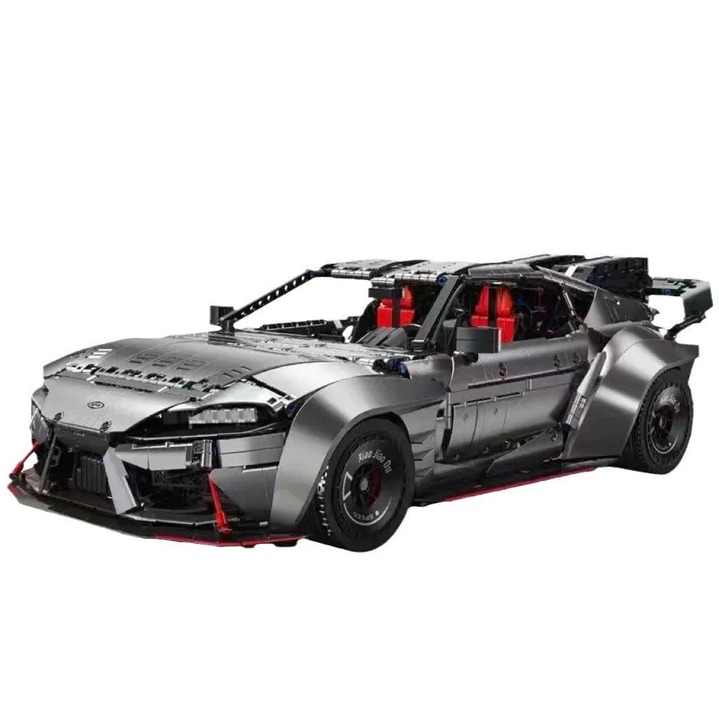 Building Blocks Technic MOC Toyota Supra Racing Sports Car Bricks Toy - 1