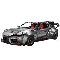 Thumbnail for Building Blocks Technic MOC Toyota Supra Racing Sports Car Bricks Toy - 1