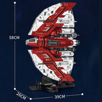 Thumbnail for Building Blocks Star Wars MOC UCS T6 Shuttle Spacecraft Bricks Toy - 6