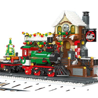 Thumbnail for Building Blocks Creator Expert The Railway Station At Christmas Bricks Toy - 1