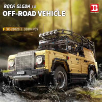 Thumbnail for Building Blocks Tech MOC Motorized Off Road Rock Glgan Bricks Toy - 2