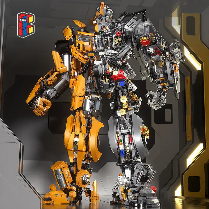 Building Blocks Mech MOC Metamorphic Bumblebee Robot Bricks Toy - 3