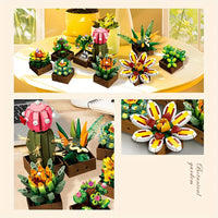 Thumbnail for Building Blocks Creator Expert Ideas Botanical Garden Bricks Toy - 5