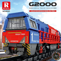 Thumbnail for Building Blocks Tech MOC G2000 European Freight Train Bricks Toy - 2