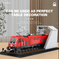 Thumbnail for Building Blocks Tech Taurus European Electric Passenger Train Bricks Toy - 4