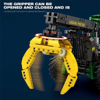 Thumbnail for Building Blocks Technic MOC Motorized Log Skidder Bricks Toy - 5