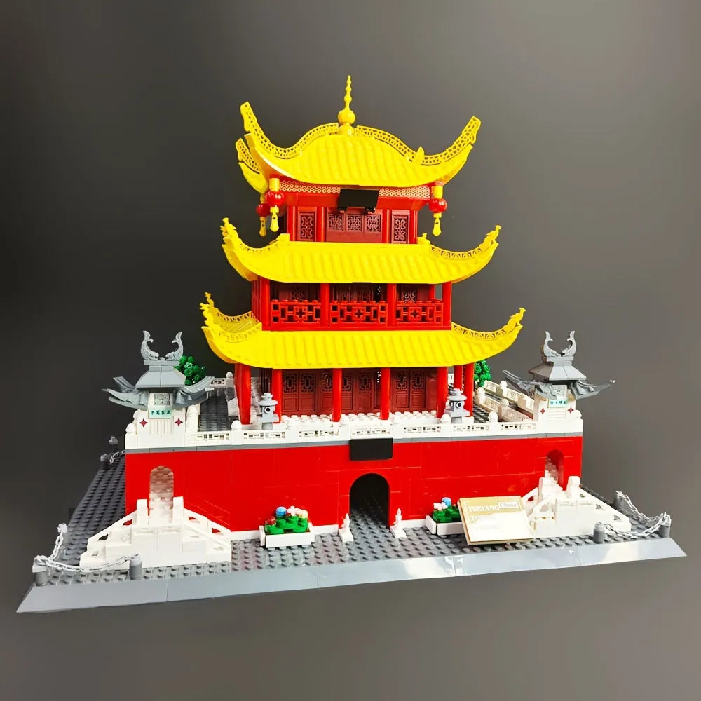 Building Blocks Creator Expert MOC China Yueyang Tower Bricks Toy - 4