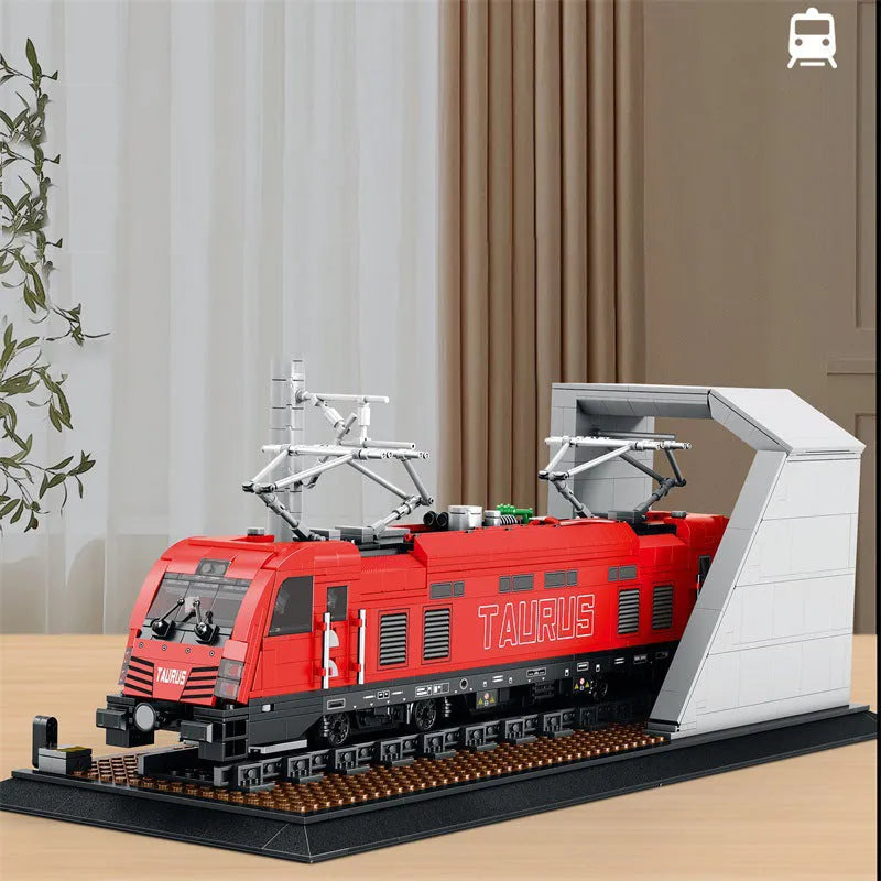 Building Blocks Tech Vectron European Electric Passenger Train Bricks Toy - 7