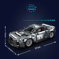 Thumbnail for Building Blocks Tech MOC Aston Martin Victor Sports Car Bricks Toy - 3