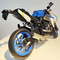 Thumbnail for Building Blocks Tech MOC Suzuki GSX S1000 Motorcycle Bricks Toy - 2