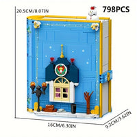 Thumbnail for Building Blocks Creator Expert Little Match 3D Book Bricks Toy - 5