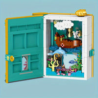 Thumbnail for Building Blocks Creator Expert The Little Mermaid 3D Book Bricks Toy - 6
