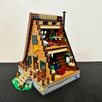 Thumbnail for Building Blocks Ideas Expert MOC A Frame Cabin House Bricks Toy - 7