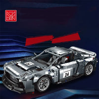 Thumbnail for Building Blocks Tech MOC Aston Martin Victor Sports Car Bricks Toy - 5