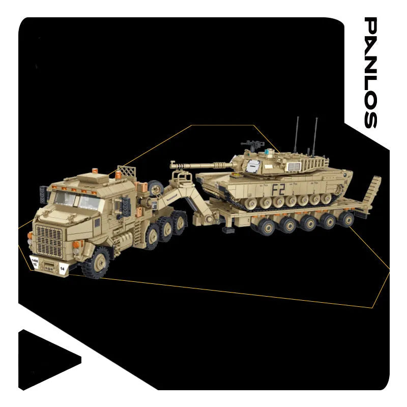Building Blocks Military Tech MOC M1070 Armored Vehicle Bricks Toy - 7