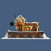Thumbnail for Building Blocks Creator Expert The Railway Station At Christmas Bricks Toy - 10