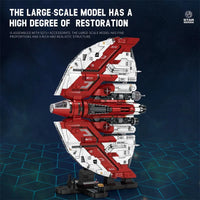 Thumbnail for Building Blocks Star Wars MOC UCS T6 Shuttle Spacecraft Bricks Toy - 3
