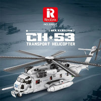Thumbnail for Building Blocks Military CH - 53 Transport Helicopter Bricks Toy - 2