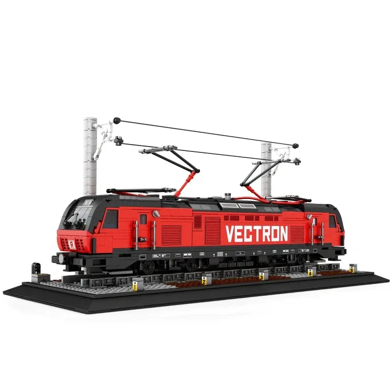 Building Blocks Tech Vectron European Electric Passenger Train Bricks Toy - 1