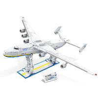 Thumbnail for Building Blocks Tech Creator Expert MOC Antonov An - 225 Bricks Toy - 1