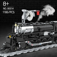 Thumbnail for Building Blocks Tech MOC Big Boy Simulation City Train Bricks Toy - 2