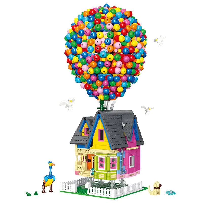 Expert Creator MOC Balloon Up House Bricks Toy