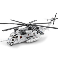 Thumbnail for Building Blocks Military CH - 53 Transport Helicopter Bricks Toy - 1