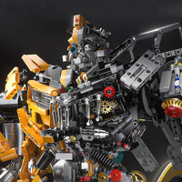 Thumbnail for Building Blocks Mech MOC Metamorphic Bumblebee Robot Bricks Toy - 8