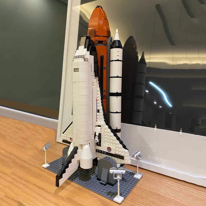 Rejse sponsor forbrug MOC Apollo Space Shuttle Expedition Bricks Toys 16014