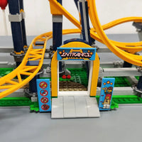 Thumbnail for Building Blocks Block City Creator Loop Roller Coaster Bricks Toys - 11