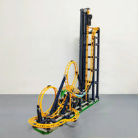 Thumbnail for Building Blocks Block City Creator Loop Roller Coaster Bricks Toys - 2